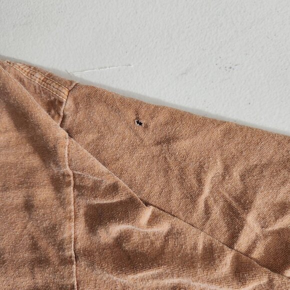 Sublime Distressed Oversized T-Shirt S/M Brown Cotton Graphic Sun Design Short S - Picture 6 of 10